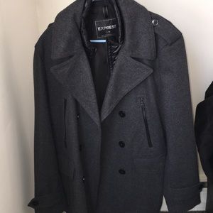 Express Men’s pea coat